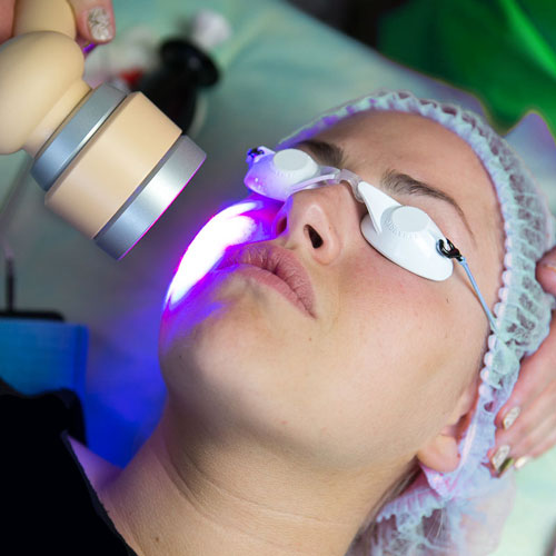 Laser therapy on medical grounds